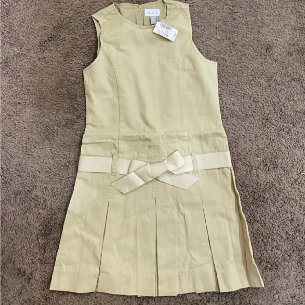 Girls Children’s Place Uniform Belted Jumper Dress size 10 NWT - Picture 4 of 8